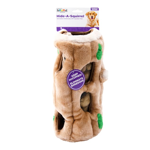 Hide and seek squirrel dog toy sales