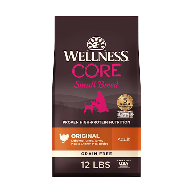 Wellness CORE Natural Grain Free Small Breed Dry Dog Food, 12 lbs. Petco