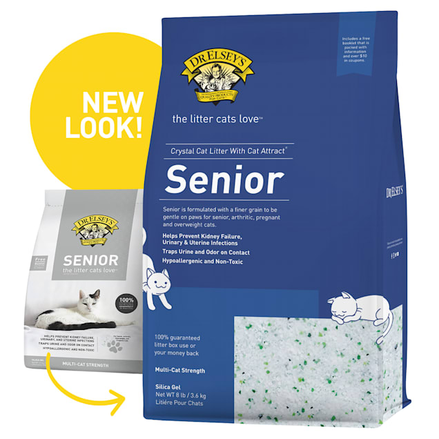 Dr. Elsey s Senior Cat Silica Gel Litter 8 lbs. Petco