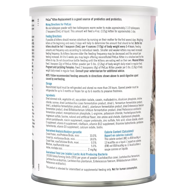 PetAg PetLac Kitten Milk Replacement Petco