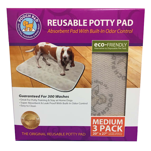 PoochPad Reusable Potty Pad for Dogs - White - S