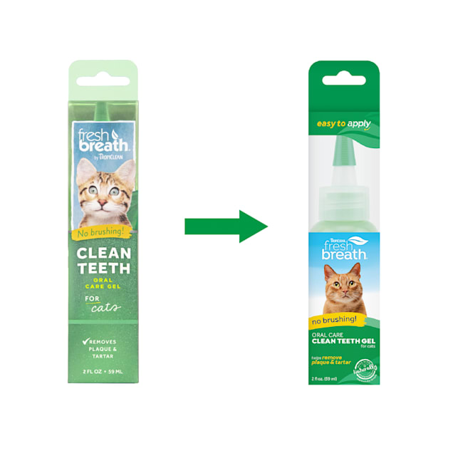 TropiClean Cat Fresh Breath Clean Teeth Gel 2oz
