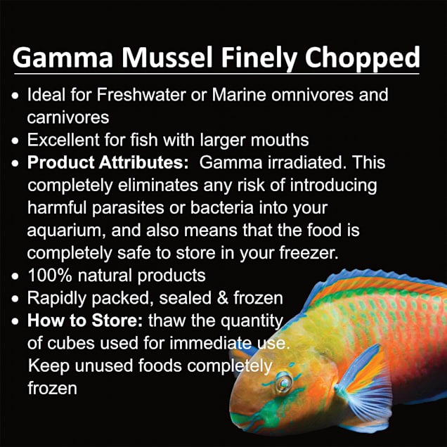 Tropical Marine Centre Gamma Frozen Food Finely Chopped Mussel