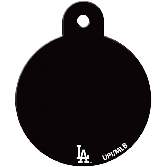 Quick-Tag Los Angeles Dodgers MLB Personalized Engraved Pet ID Tag, 1 1/4  W X 1 1/2 H