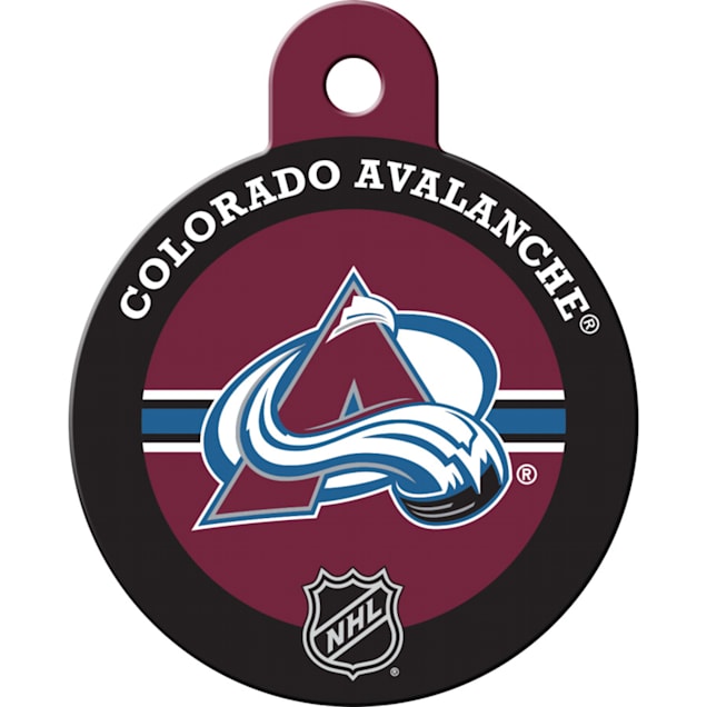 Quick-Tag Colorado Avalanche NHL Personalized Engraved Pet ID Tag