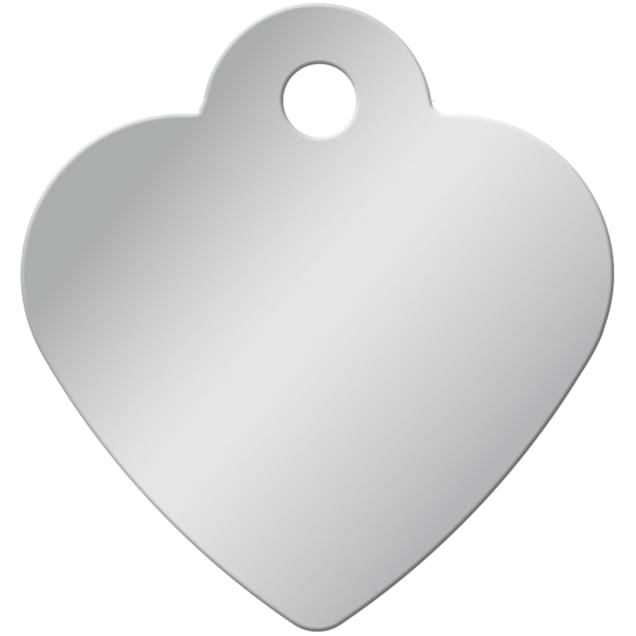 10 Bulk Wholesale Blank Heart Shape Premium Pet Id Tag Black, Large 9 Colors 2 Sizes to Choose from