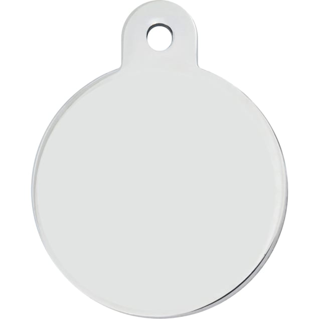 Circle dog tag sales