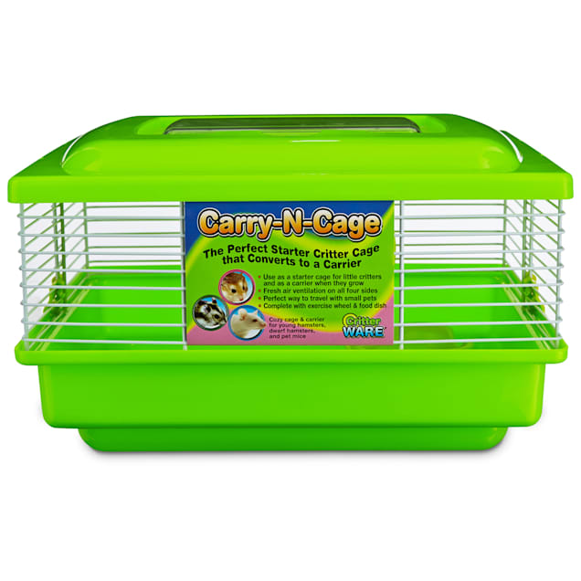 WARE Carry-N-Cage Small Animal Habitat, 11" L X 9" W X 7" H - Carousel image #1