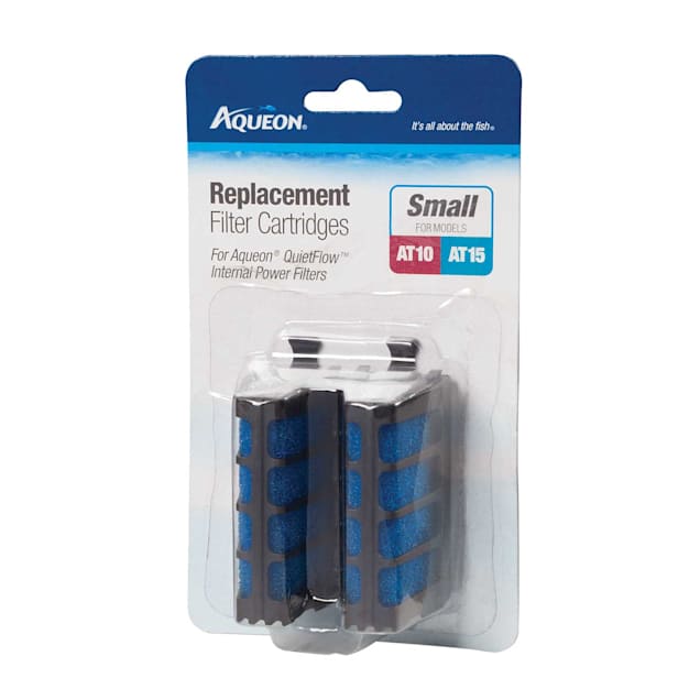 Aqueon QuietFlow Internal Replacement Filter Cartridges, Small, Pack of