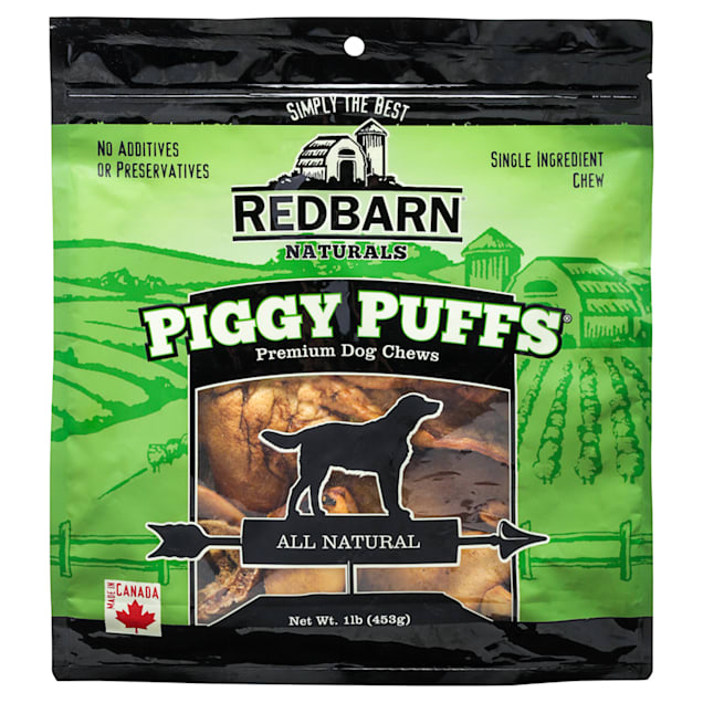 Redbarn Piggy Puffs Dog Treats 1 lb. Petco