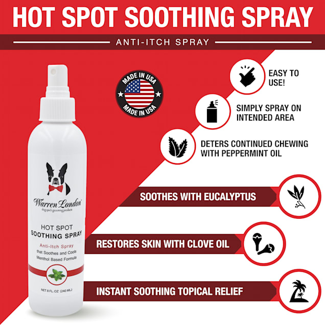 Warren London Hot Spot Soothing Spray For Dogs 8 Fl Oz Petco