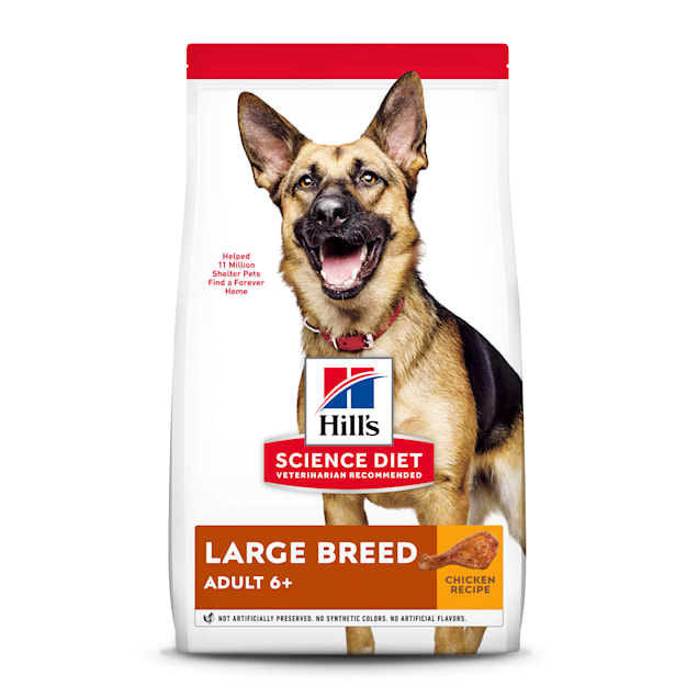 Hill's Science Diet Adult 6+ Large Breed Chicken Meal, Barley & Brown Rice Recipe Dry Dog Food, 33 lbs. - Carousel image #1