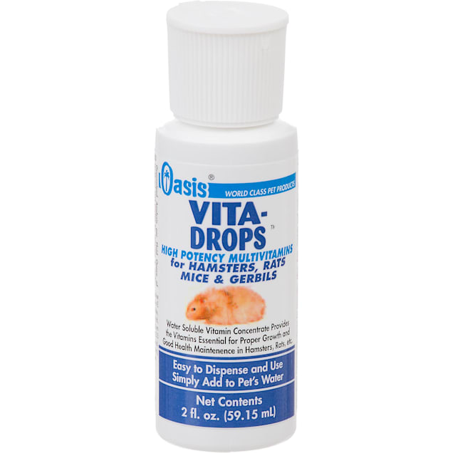 Oasis Vita-Drops High Potency Multi-Vitamins for Hamsters, Rats, Mice & Gerbils - Carousel image #1