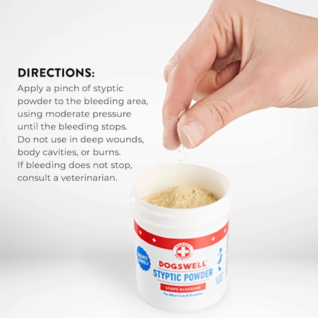Stop bleeding styptic powder hot sale