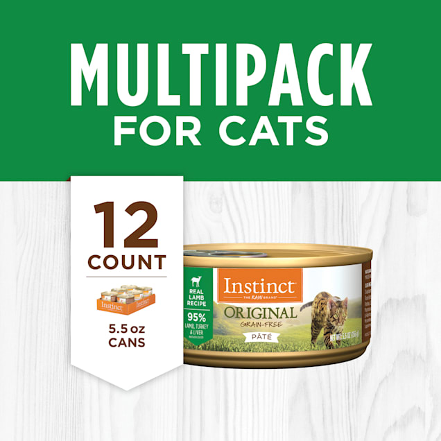 Instinct Original Grain Free Real Lamb Recipe Natural Wet Canned