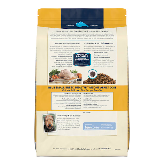 Blue buffalo life protection formula small breed deals puppy chicken & oatmeal recipe dry dog food