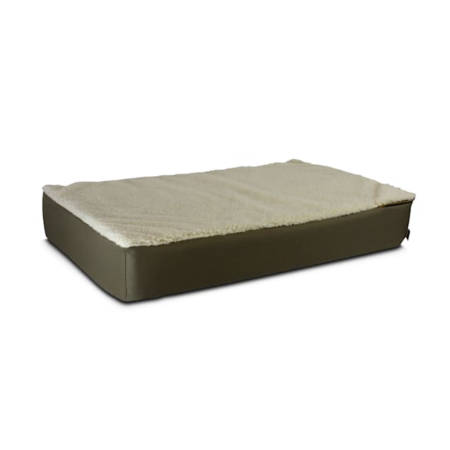 Snoozer Super Waterproof Orthopedic Lounger in Hazelnut & Cream, 36" L x 28" W - Carousel image #1