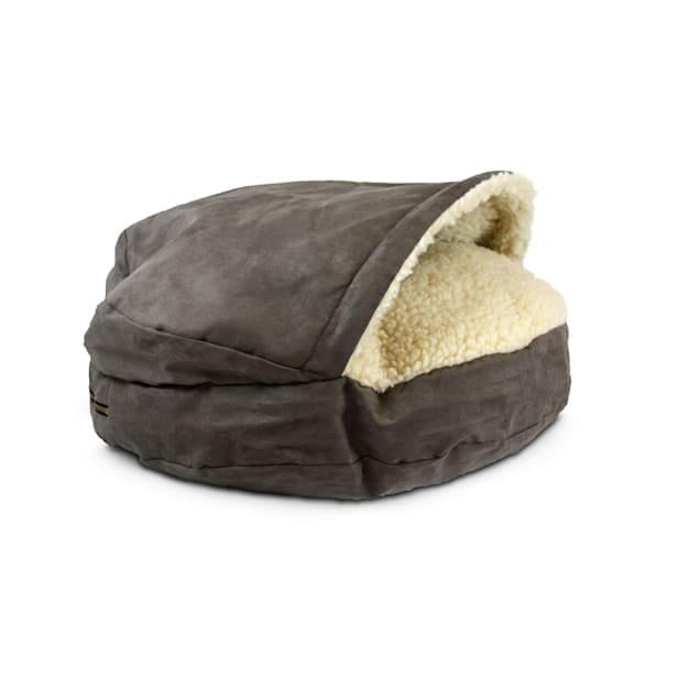 Warming and Calming Pet Bed Snoozer Cozy Cave Dog Bed Luxury Hooded Dog Bed 
