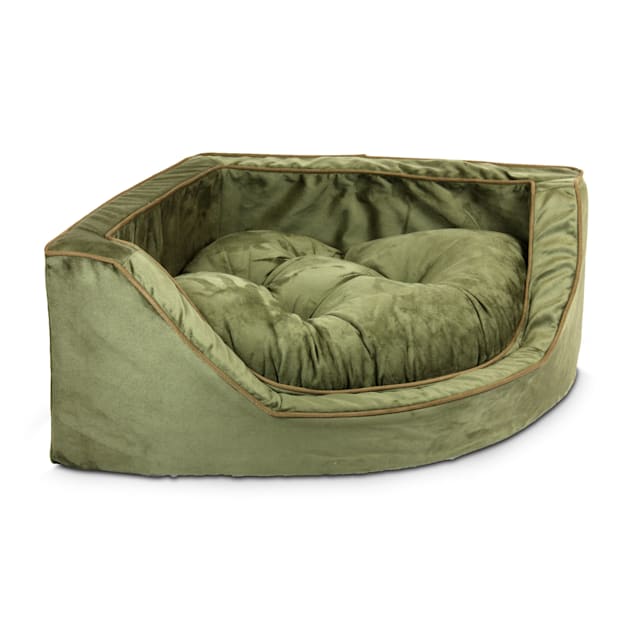 Olive green dog best sale bed