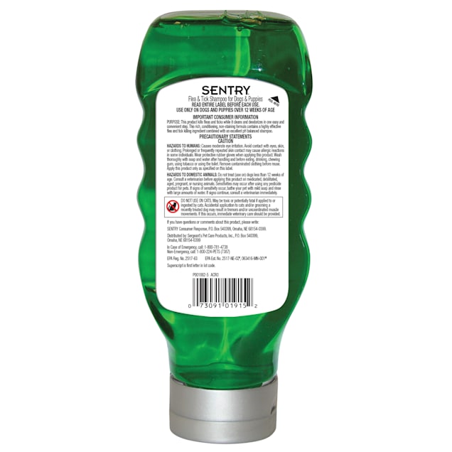 Sentry flea and online tick shampoo side effects