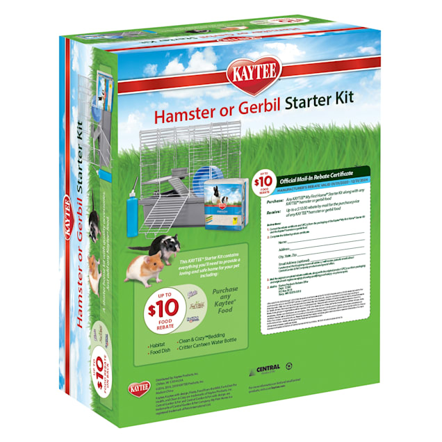 Kaytee My First Home Hamster or Gerbil Starter Kit 13.5