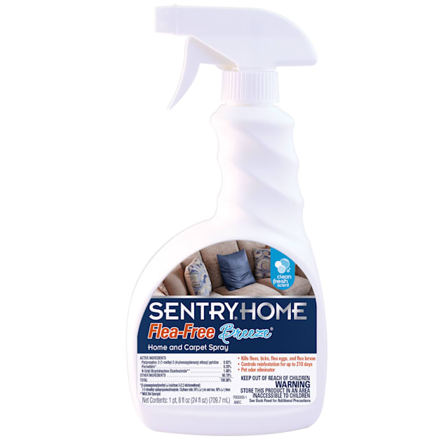 SentryHome Flea-Free Breeze Home and Carpet Spray, 24 fl. oz. - Carousel image #1