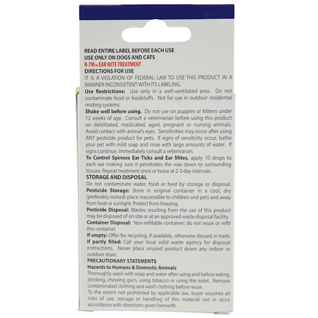 Ear mite treatment hotsell for cats petco