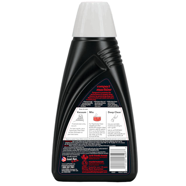 Bissell Pawsitively Clean Compact Size Pet Stain Odor Remover