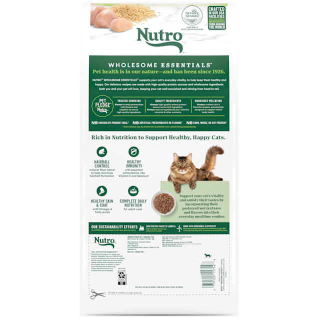 Nutro Wholesome Essentials Adult Hairball Control Farm Raised