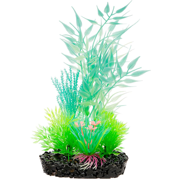 Penn Plax Aqua Plant GlowPod Bamboo Leaf Plastic Aquarium