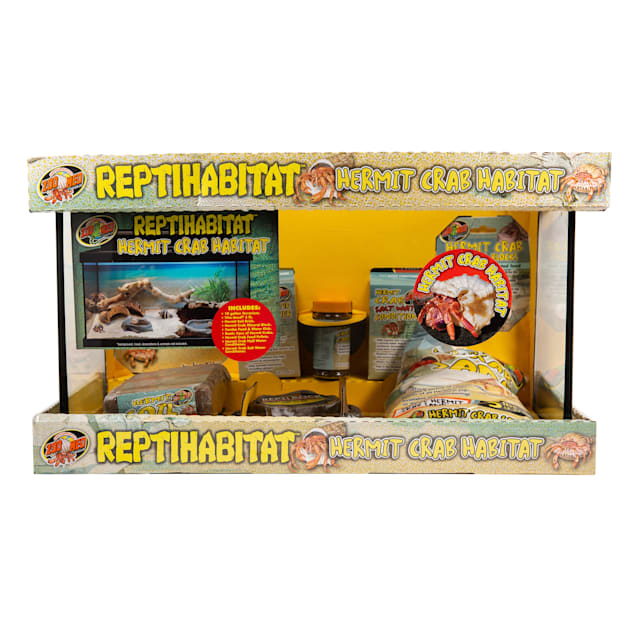 Zoo Med ReptiHabitat Hermit Crab Kit, 11.5" L X 21.5" W X 12" H - Carousel image #1