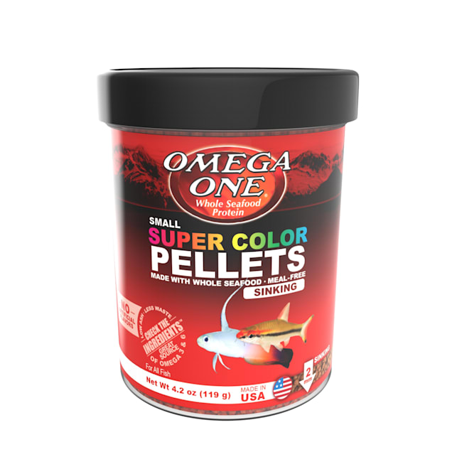 Omega One Super Color Small Sinking Pellets, 4.2 oz. - Carousel image #1