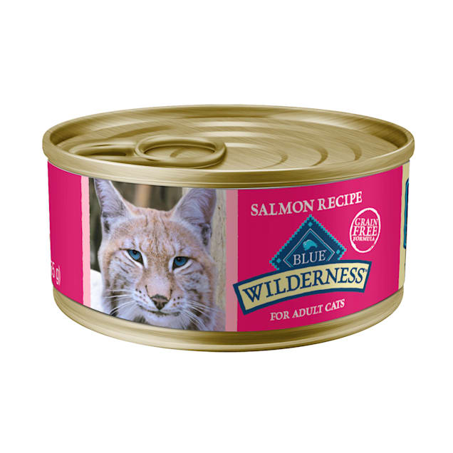 Blue Buffalo Blue Wilderness Salmon Recipe Wet Cat Food, 5.5 oz., Case of 24 - Carousel image #1