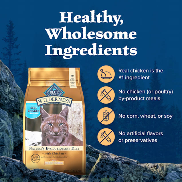 Blue wilderness adult dry cat food sales