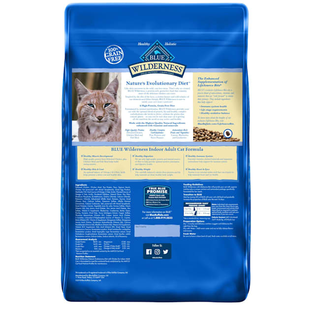 Blue wilderness indoor cheap cat food