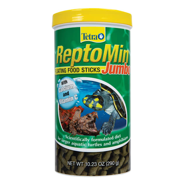 Tetra Reptomin Jumbo Floating Food Sticks For Larger Aquatic Turtles and Amphibians, 10.23 oz. - Carousel image #1