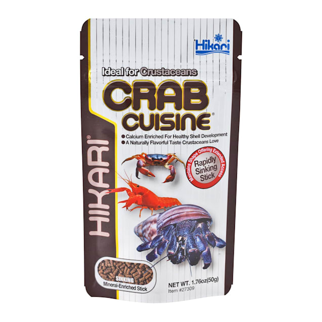 Hikari Crab Cuisine Rapidly Sinking Sticks for Bottom Feeders & Crustaceans