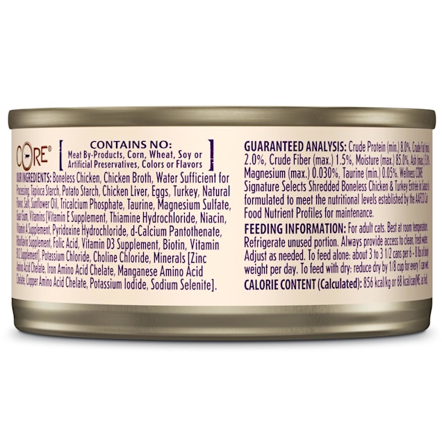 Wellness selects cat food clearance
