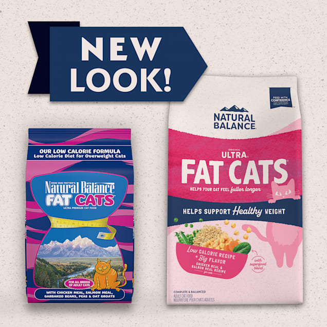 Natural Balance Fat Cats Low Calorie Chicken Salmon Cat Food