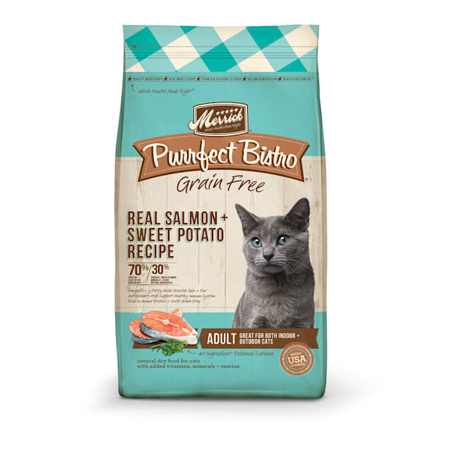 Merrick Purrfect Bistro Grain Free Real Salmon Adult Dry Cat Food 12 Lbs Petco