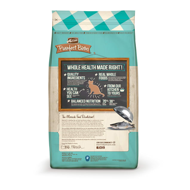 Merrick Purrfect Bistro Grain Free Real Salmon and Sweet Potato Adult Dry Cat Food 12 lbs. Petco