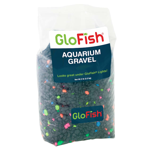 GloFish Black Multi-Color Lagoon Aquarium Gravel, 5 lbs. - Carousel image #1