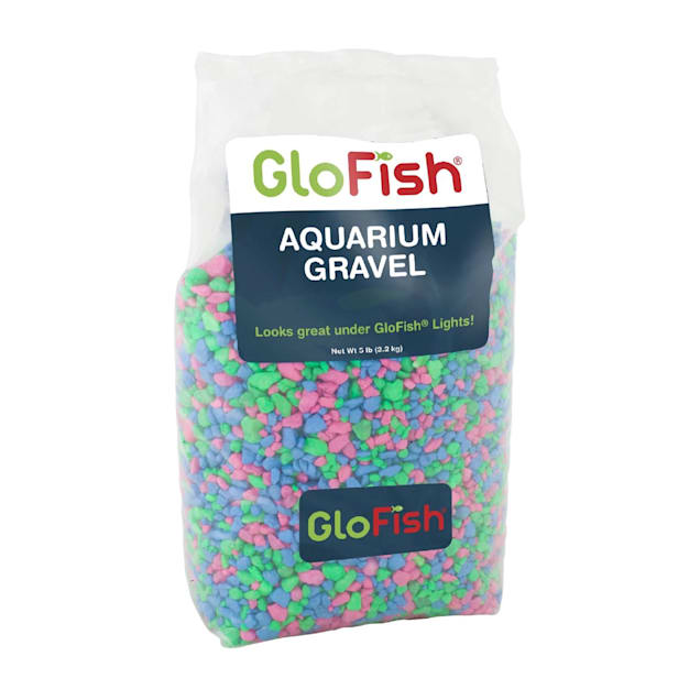 GloFish Multi-Color Fluorescent Aquarium Gravel, 5 lbs.