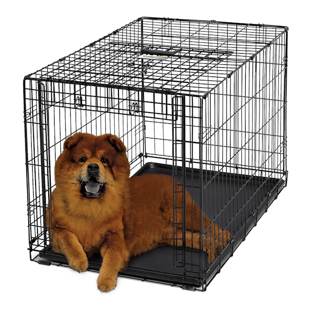 Midwest Ovation Single Door Folding Dog Crate, 38"L X 23" W X 25" H Petco