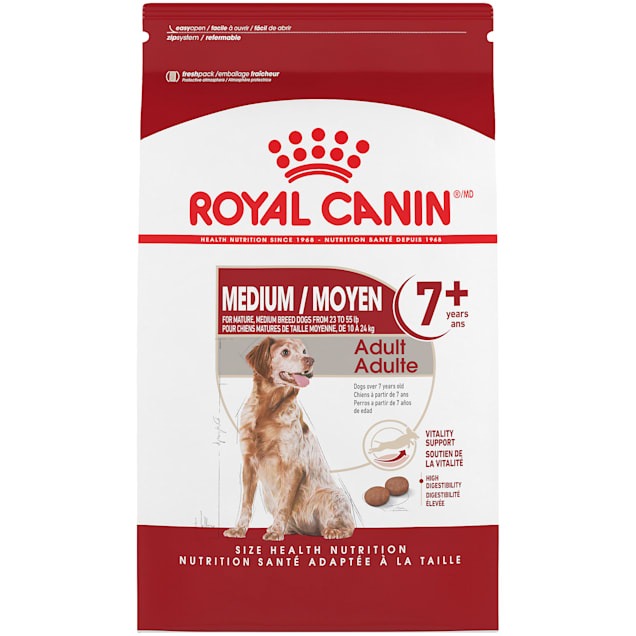 Royal Canin Size Health Nutrition Medium Adult 7+ Dry Dog Food, 30 lbs. - Carousel image #1