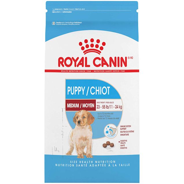 renderen een abstract Royal Canin Medium Puppy Dry Food, 30 lbs. | Petco