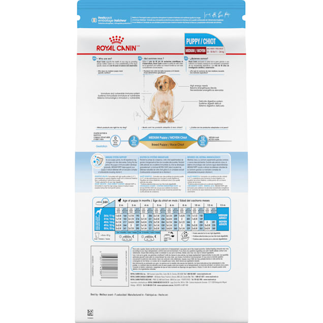 renderen een abstract Royal Canin Medium Puppy Dry Food, 30 lbs. | Petco