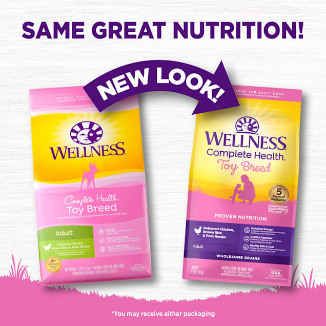 Wellness toy breed dog food clearance