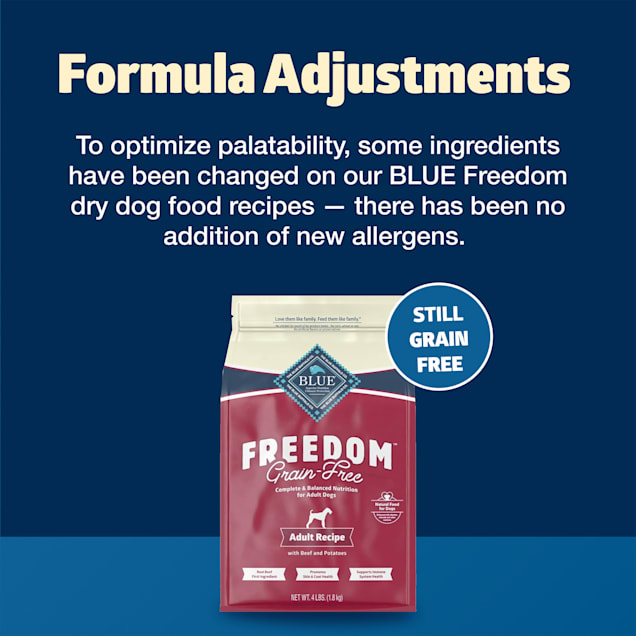 Blue Buffalo Freedom Grain Free Adult Natural Beef Recipe for Dogs