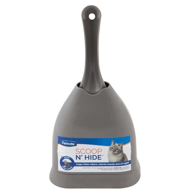 Petmate Scoop 'n Hide Cat Litter Scoop, 6" L X 5" W X 12" H - Carousel image #1